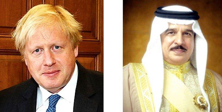 بوریس جانسون با پادشاه بحرین تلفنی گفت وگو کرد