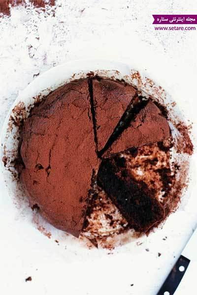 طرز تهیه کیک شکلاتی بدون آرد
