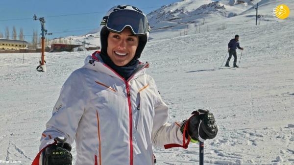 عاطفه احمدی تنها زن ایرانی در المپیک زمستانی