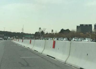 جمع آوری 1500 متر گاردریل فرسوده و جایگزینی نیوجرسی در بزرگراه های تهران، نصب راهبند های الکترونیکی در خط شماره 1 بی. آر. تی